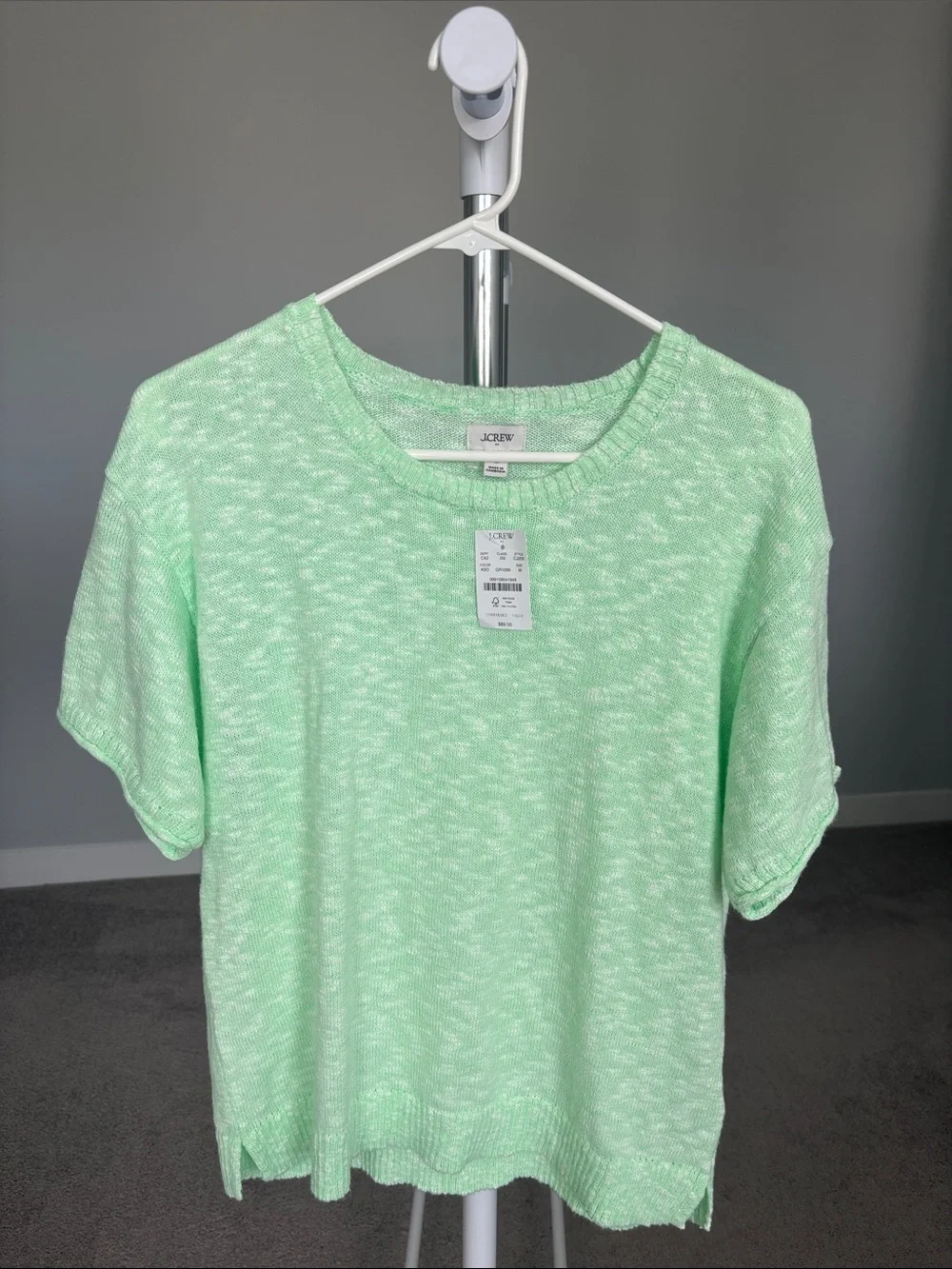 J. Crew Short-Sleeve Relaxed Beach Sweater